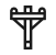 Icono de Poste de Luz de mediana tension