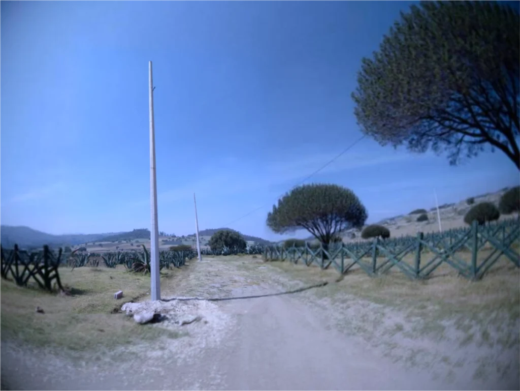 Instalación de poste sobre cepa